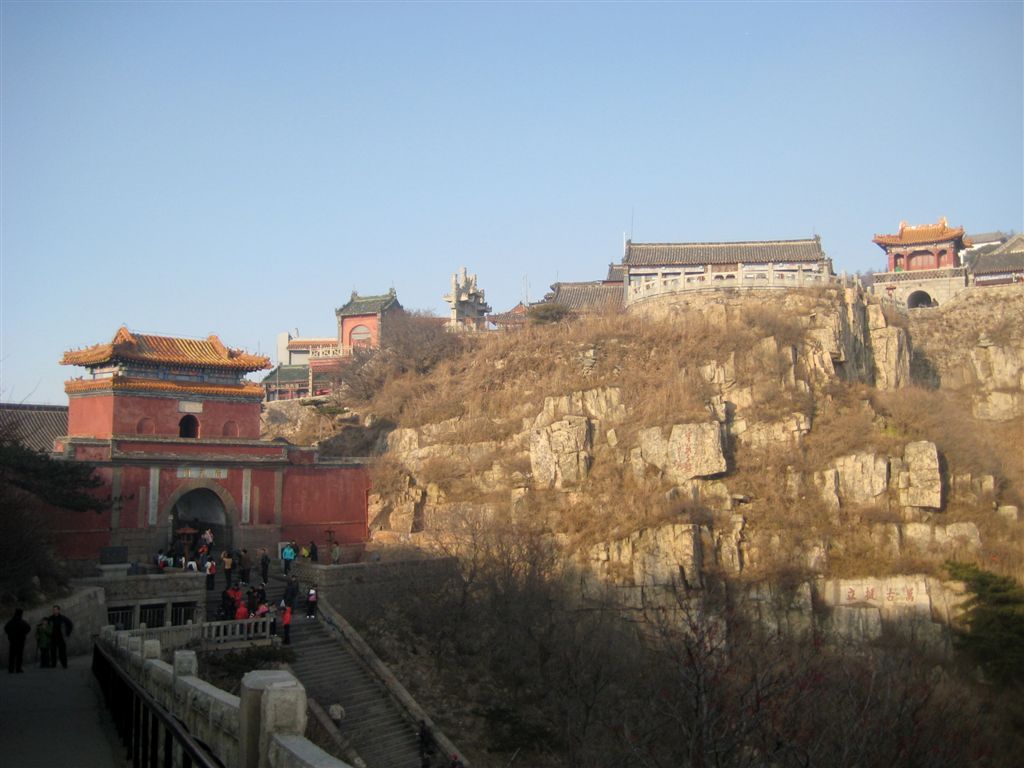 Looking back at the South Gate from the other side