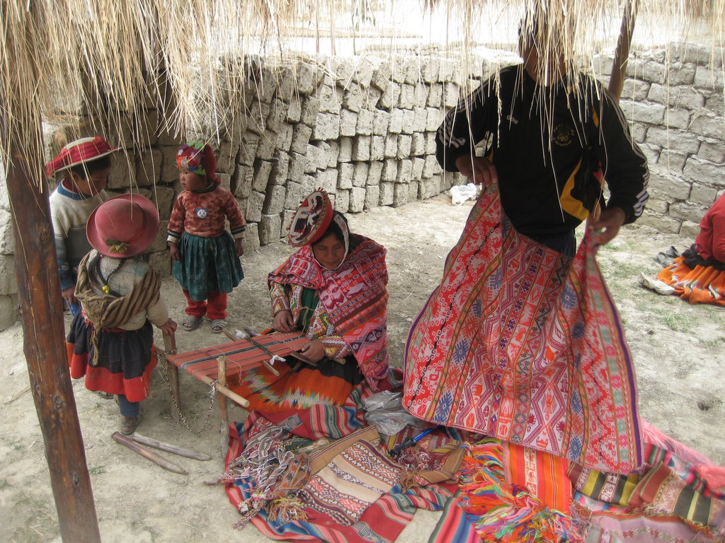 Weaving demonstration