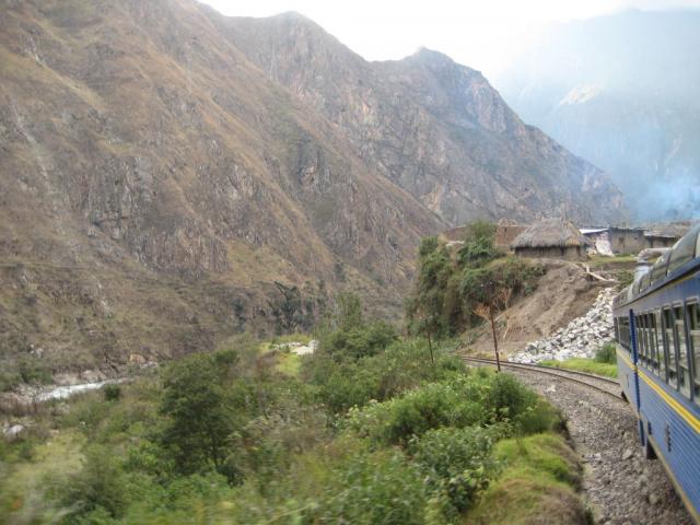 Beautiful trainride alongside the river