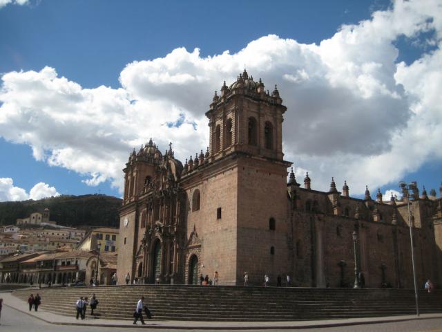 Cathedral on the Plaza des Armas