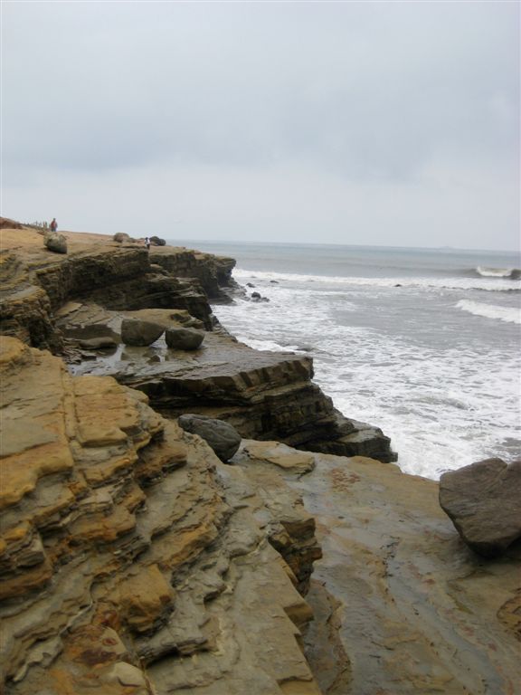 Jason was standing on that wet rock face...  :)