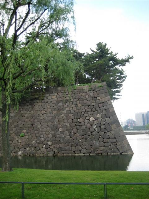 Inner moat and walls