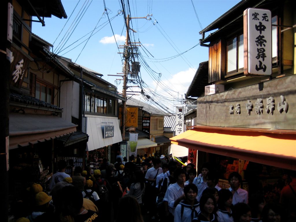 Road leading to Kiyomizu Temple