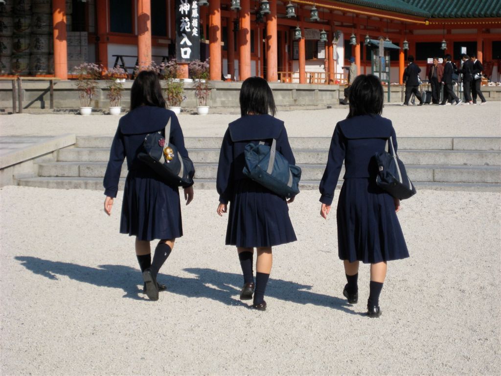 Japanese school girls