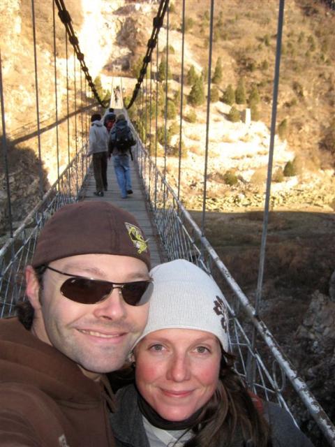 Us on the bridge